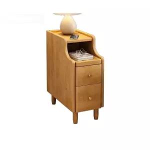 폭좁은 수납장 옆 원목 프롬마켓 테이블 현