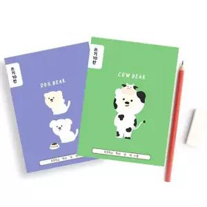 이노아트1574 [아트모아] 초등제본 쓰기 10칸노트 5권세트