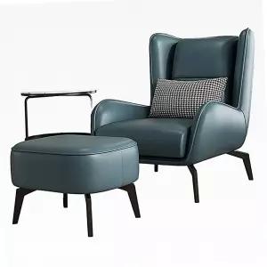 1인용 휴식 소파 암체어 쇼파 편안한 스툴 수유 인조 가죽 거실 인테리어 의자 독서 안락