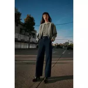 [ZARA] 자라 소프트 봄버 재킷 - 그레이 3008121