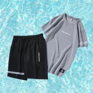 트레이닝 셋업 반팔 반바지 운동 헬스 런닝 츄리닝 세트