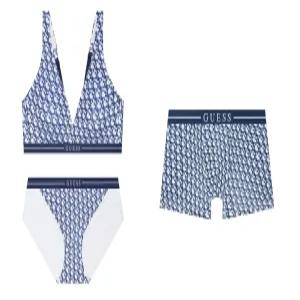 게스언더웨어 체인 G로고 포인트 커플속옷세트(브라렛햄팬티드로즈) ODWBRBPDR795NY