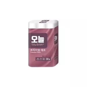 오늘 펄프 3겹 25M 30롤 1개 화장지 휴지 롤휴지 2054432 J