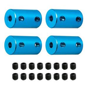 Aopin 4mm에서 6mm까지의 견고한 커플링 세트 스크류 샤프트 스테퍼 모터, 길이 25mm / 1