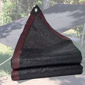 옥상천막 주차장 테라스 여름겨울 균일한짜임 흑색차광막 4mx6m (WFJ6YK4)