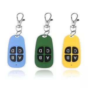 다채로운 복제 리모컨 전기 복사 컨트롤러 무선 송신기 스위치 4 키 자동차 열쇠 고리 433 MHz 433 mhz 1