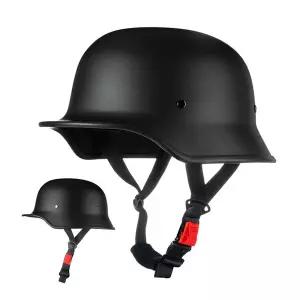 바이크 오토바이 반모헬맷 헬멧 클래식 독일 빈티지 모토 레트로 복고풍 엔틱 카스코 반 얼굴 남성 여성 DO