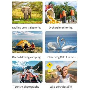 A64T-HD 1080P 사냥 트레일 카메라 방수 적외선  투시경 보안 캠 야생 동물 야외 사진 트랩