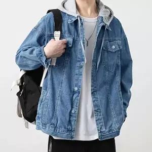 [모로엠]남성 탈부착 후드 데님 자켓 DMS-JUA-Q4226533