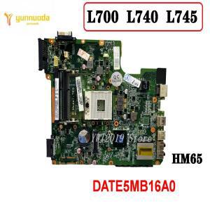 도시바 위성 L700 용 노트북 마더보드 DATE5MB16A0 HM65 DDR3 100% 테스터기 완료