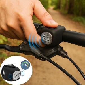 전기 자전거 벨 경적 3가지 사운드 모드 오토바이 경고 MTB 로드 사이클링 핸들바 큰 소리 안전 주행용