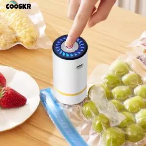 진공포장 미니 전기 에어 펌프 USB 충전식 자동 진공 압축기 신선 보관용