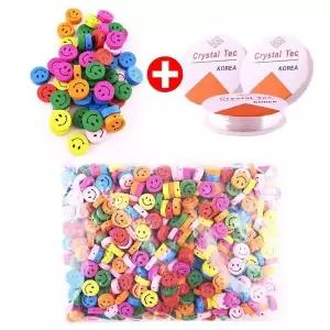 테두리우드파츠 소품만들기 많이사용 행사나무비즈 예쁜 대 스마일원형 (WFJ6FQC)