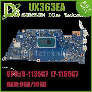 ASUS Zenbook Flip 13 OLED 용 UX363EA 메인 보드 노트북 마더 I5 I7 11th Gen 8GB/RAM 100% 테스터기됨