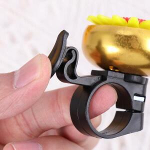 어린이 해바라기 모양 자전거 벨 22Cm 핸들바 직경에 심플 설치 가능 크루저 접이식 경량 사이클링