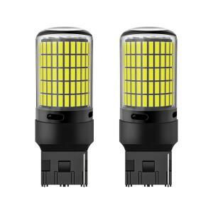 2PCS T20 LED W21/5W 7443 PY21W LED BAY15D BA15S 자동차 전구 신호등 1156 3157 램프