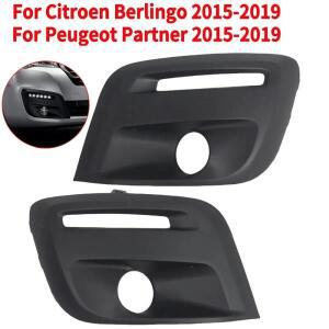 푸조 파트너 2015-2019용 프론트 범퍼 안개등 그릴 시트로엥 베를링고 커버용 자동차
