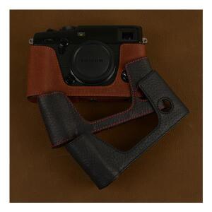 수공  소가죽 가방 바디 박스 케이스 후지필름 xpro3 카메라 보호 슬리브 베이스 쉘