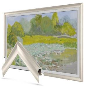 독일 실버 프리즘 55인치 알로이 데코 TV 프레임 - 더 TV와만 호환 , LS03A, LS03B, LS03C, LS03D, LS03FA에