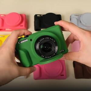 G7X Mark III용 렌즈 캡 보호 커버 포함 고무 케이스 가방 캐논 G7XIII 소프트 실리콘 카메라 바디