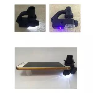 위조지폐 확인 90배율 스마트폰 LED 조명 현미경 완구