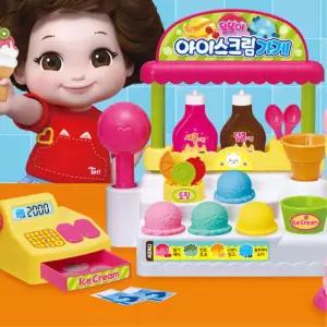 색이변하는 똘똘이 아이스크림 가게놀이 조카 상상력 4세