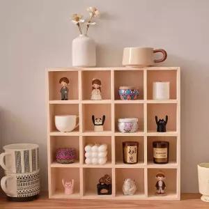 원목 컵보드 주방 수납장 카페선반 그릇장 인테리어 진열장 찬장