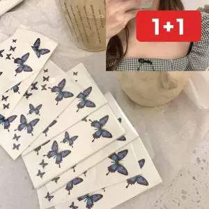 나비 문신 타투 스티커 임시 파티 페이스 페인팅 어린이