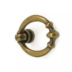 HW마트 옛날 고가구 장식장 원형 고리 손잡이 34 X 41MM 동색