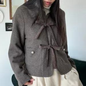 빅사이즈아우터 T485L512 레이디헤이리본자켓 LT