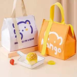 보온 캐릭터 핸드백 방수 도시락 가방