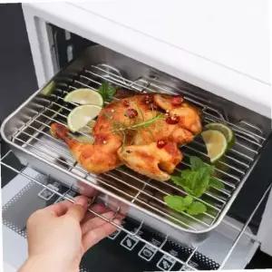 튀김망 스텐 트레이 세트 전처리