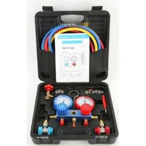 536 LCD 에어컨가스 세트 에어컨 시계 측정기 도구 압력 하나 불소 듀얼 주입 R134a 무브먼트 1 게 모델