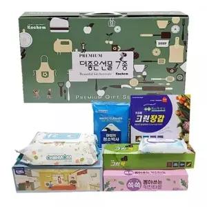 ksr (더 좋은 선물세트-7종)티슈/키친타올/크린백/물티슈/집떨이선물 (WFJ7PGY)