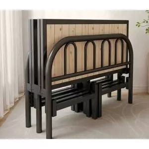 철제 접이식 침대 받침 프레임 원룸 침대프레임 슈퍼