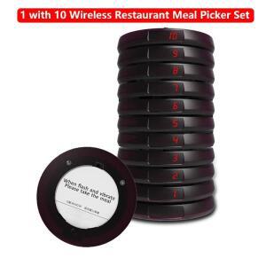 10개의 무선 호출 시스템 바이브 페이징 장치 레스토랑 식사 세트 대기 번호