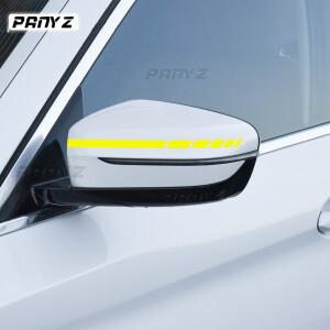 루보식 자동차 스티커 2 PCS 트럭 비닐 스트라이프 스포츠 백미러 사이드 데칼 차량 바디 액세서리 2023 Un