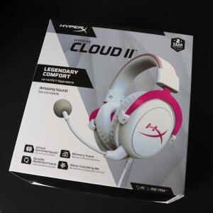 오리지널 하이퍼X 클라우드 2 II 게이밍 헤드셋 하이파이 7.1 서라운드 사운드 탈착식 마이크 USB 카드 포