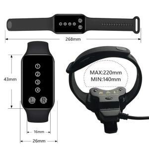 무선 바이브 팔찌 간병인 호출기 방수 원버튼 긴급 장치 병원 카페 이발소용