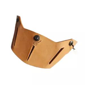 레트로 가죽 헬멧 챙 오토바이 반모 풀페이스 헬멧용 삼점 버클