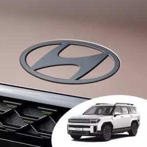 싼타페 MX5 현대 로고 블랙 순정 교체형 신형 본넷 트렁크 엠블렘 튜닝 프론트 리어 마크 악세사리