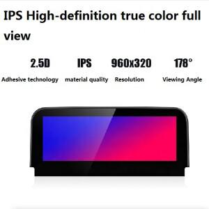 루보식 스마트 2.5 미니 LCD 디지털 계기판 지능형 자동 속도계 게이지 모델 3 Y용 4.6 인치