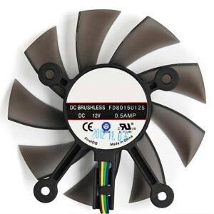 75MM FD8015U12S DC12V 0.5AMP 4PIN 쿨러 팬 GTX 560 GTX550Ti HD7850 그래픽 비디오 카드 냉각 팬용
