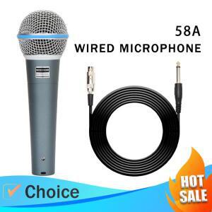 메탈 BETA58A 다이나믹 마이크 보컬 하트형 유선 슈어 카라오케 B-BOX 공연용