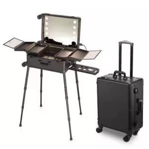 메이크업 박스 가방 캐리어 블랙 출장 메이크업 21인치