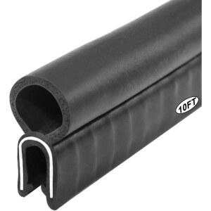 스토리스토어 자동차 도어 풍화 제거 41피트 러버 엣지 트림 씰 스트립 개스킷 버스 캠핑카 보트 RV 트럭 홈 애플리케이션용 상단 포함