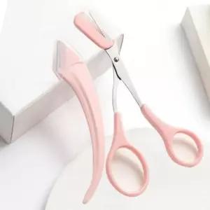 눈썹 정리 세트 (눈썹칼 + 눈썹가위) 눈썹 눈썹칼 눈썹가위 트리머 눈썹정리