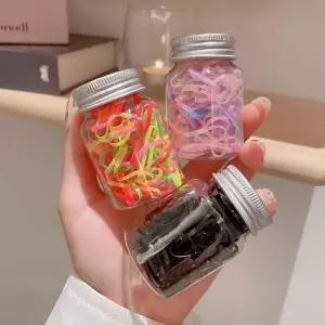 머리끈세트 고무줄 베이직 대용량 편리한 머리 고무 (WFK92K7)