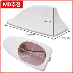 LAICY-폰티악 G8 2005-2010 자동차 지붕 상어 지느러미 장식 공중 안테나 커버 스티커, 기본 캡, SUV 밴용