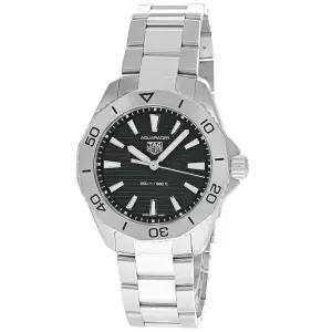 TAG Heuer HEUER 아쿠아레이서 40MM QTZ 블랙 다이얼 SS MEN 시계 [세금포함] [정품] WBP1110.BA0627 손목